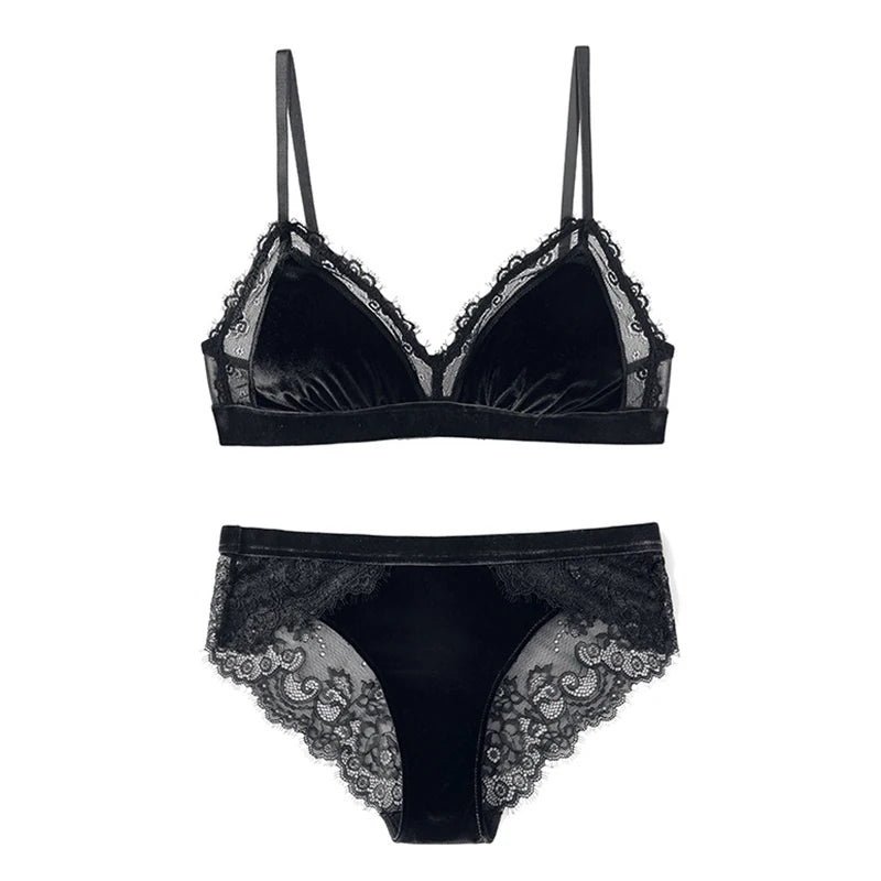 Velvet Touch Bra & Panty Set