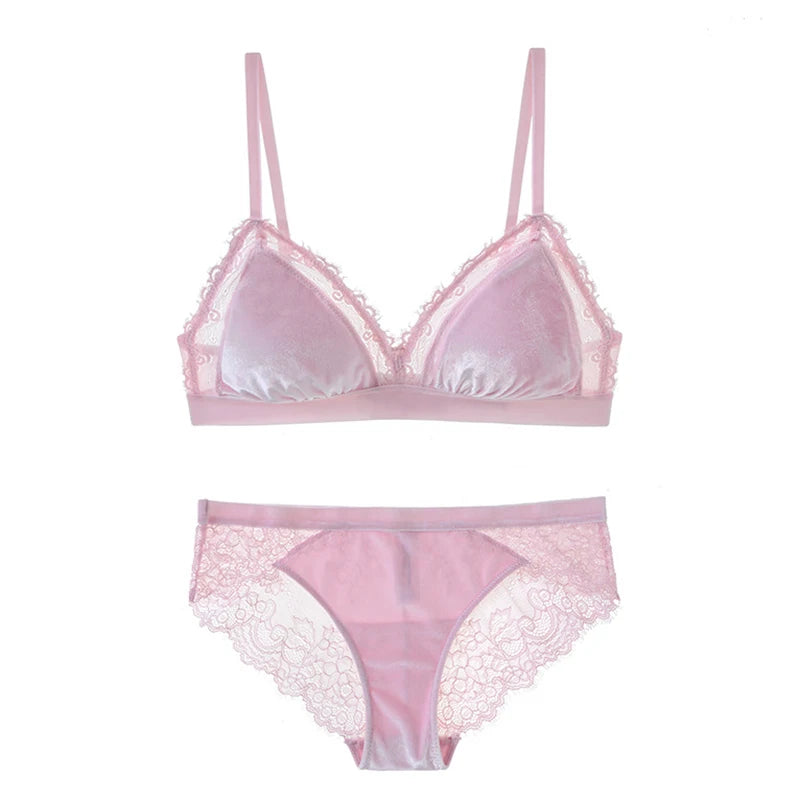 Velvet Touch Bra & Panty Set