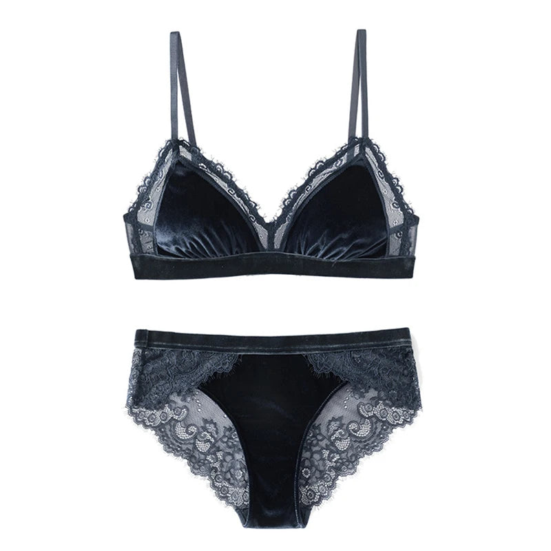 Velvet Touch Bra & Panty Set