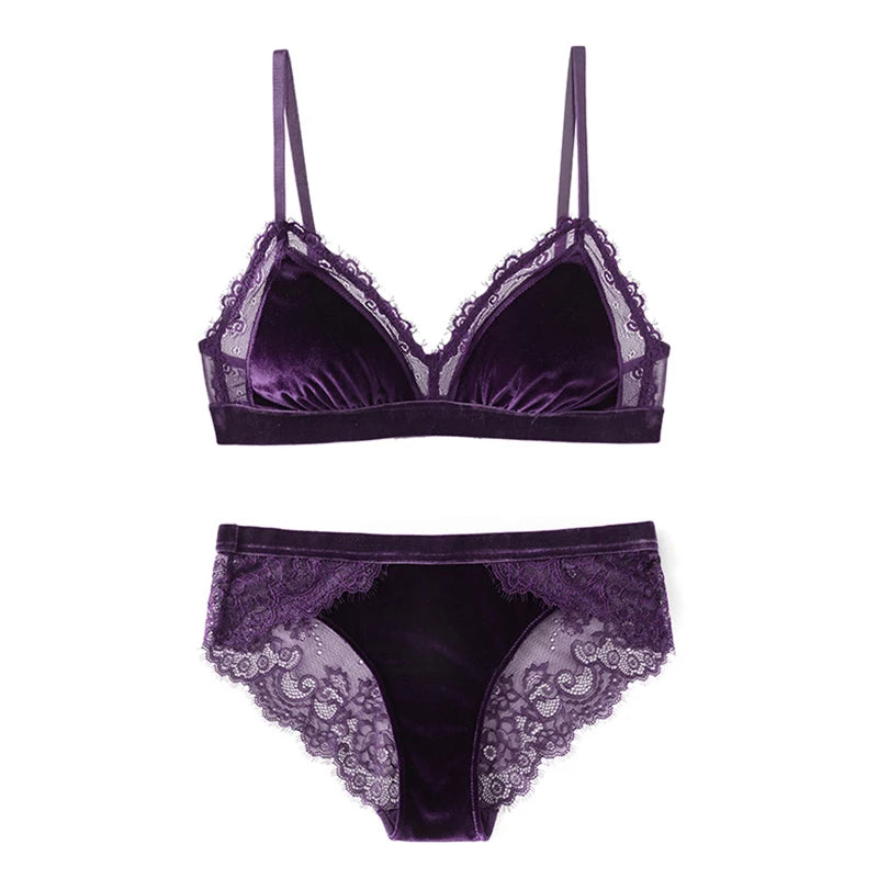 Velvet Touch Bra & Panty Set