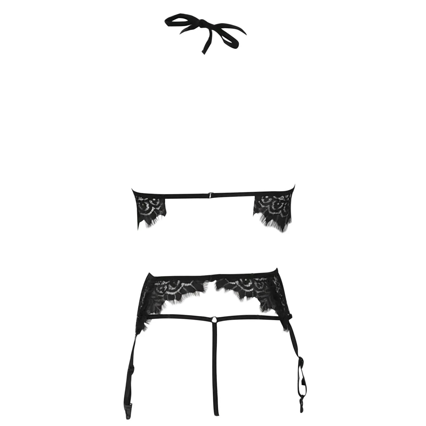 Red Hot Lace Lingerie Set