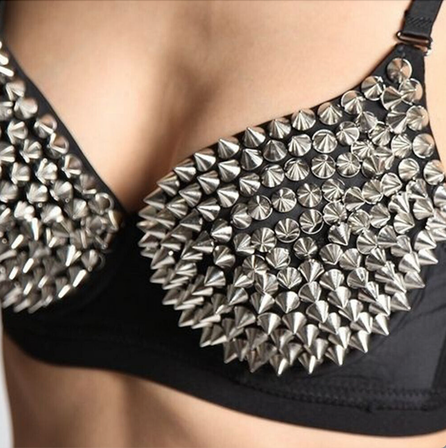 Black Moon Spiked Bra - 3 Colors Available