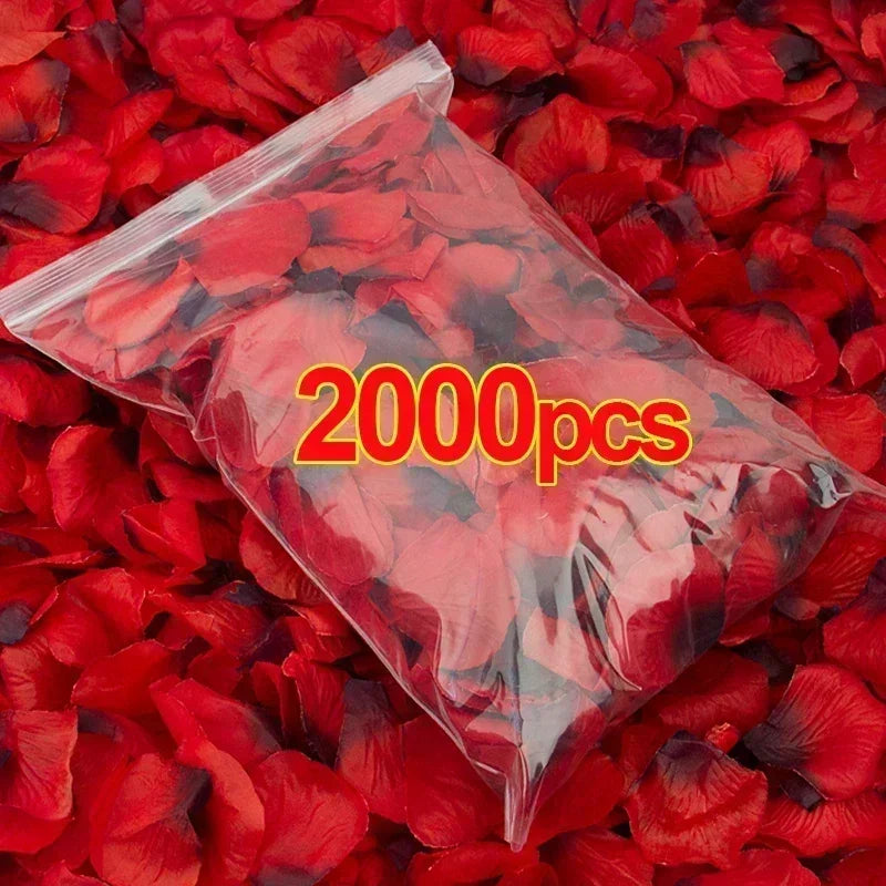 Lovers rose petals