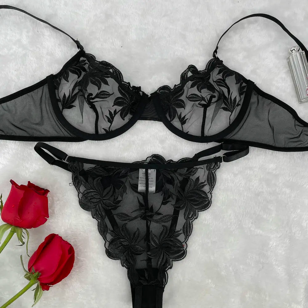 Wild Rose Bra & Panty Set