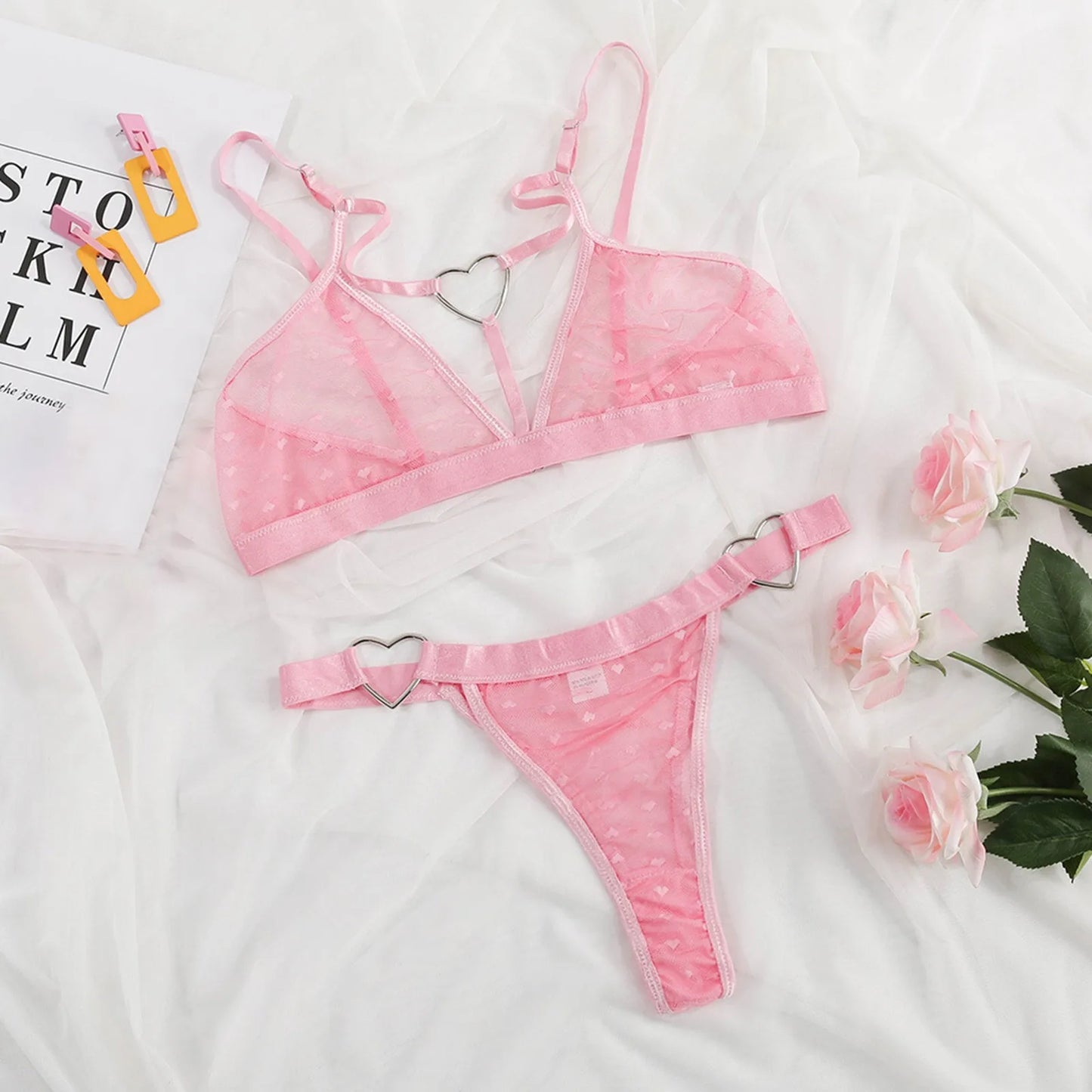 Pink Hearts Set