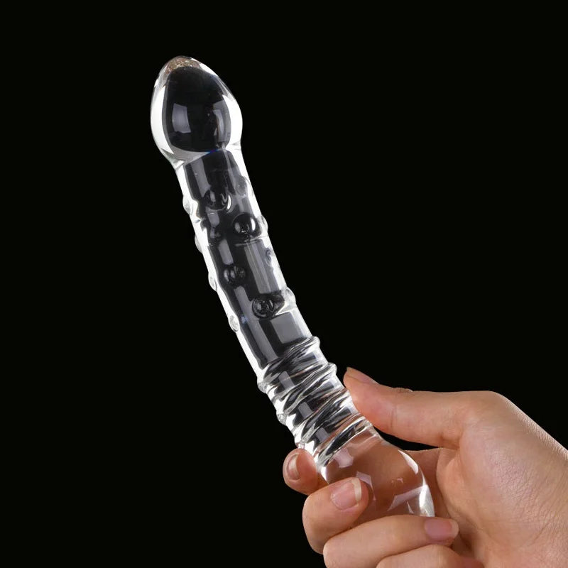 Glass Ripple-Effect Sex Toy