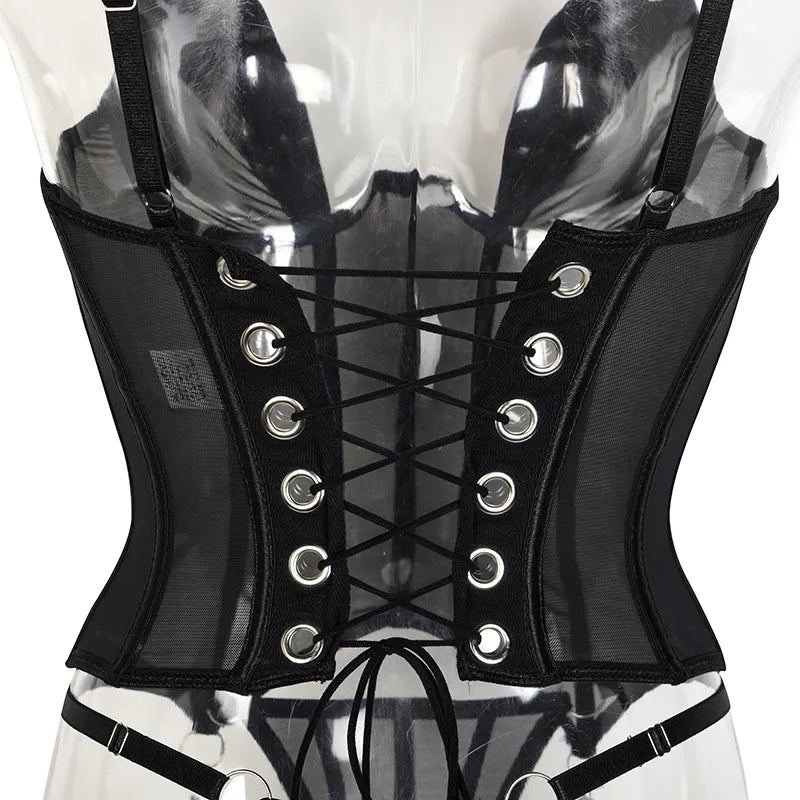 Hot Crush 3-Piece Corset Lingerie