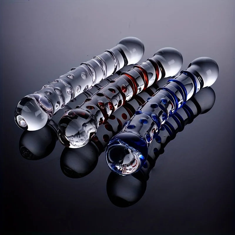 Glass Ripple-Effect Sex Toy